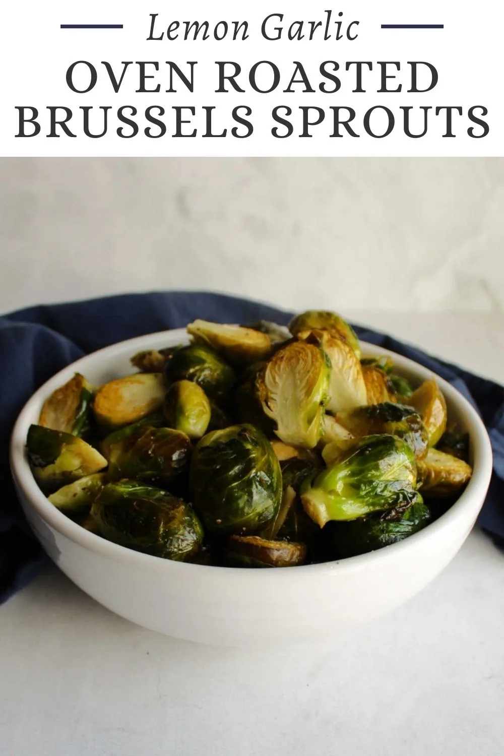 Tasty oven roasted brussels sprouts have a tender inside and bits of crispy goodness on the outside. This recipe takes the often maligned vegetables and turns them into a delicious side dish.