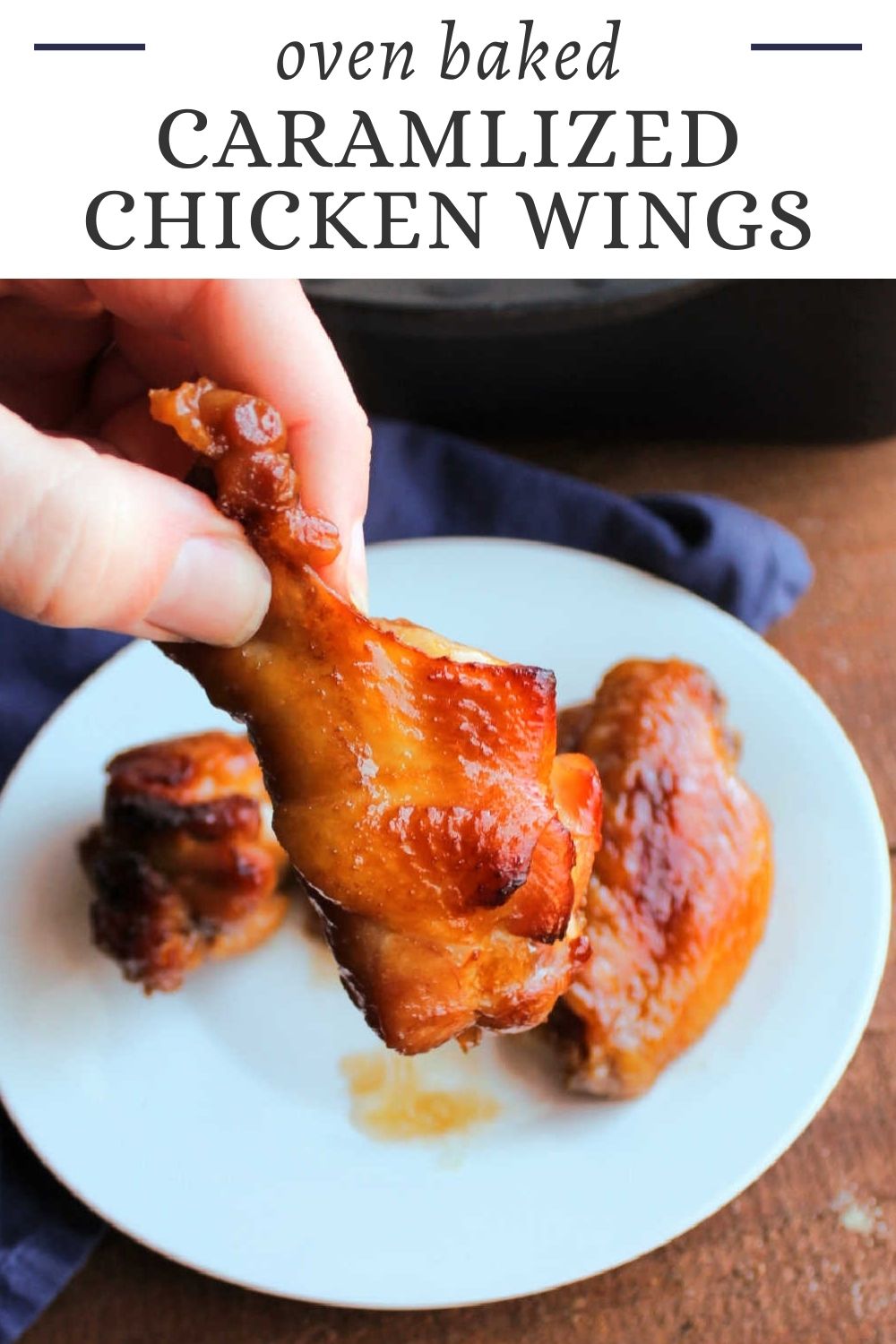June's caramelized baked chicken wings are marinated and cooked in a flavorful sauce made of brown sugar, soy sauce and butter. They are tender, succulent and easy to make.