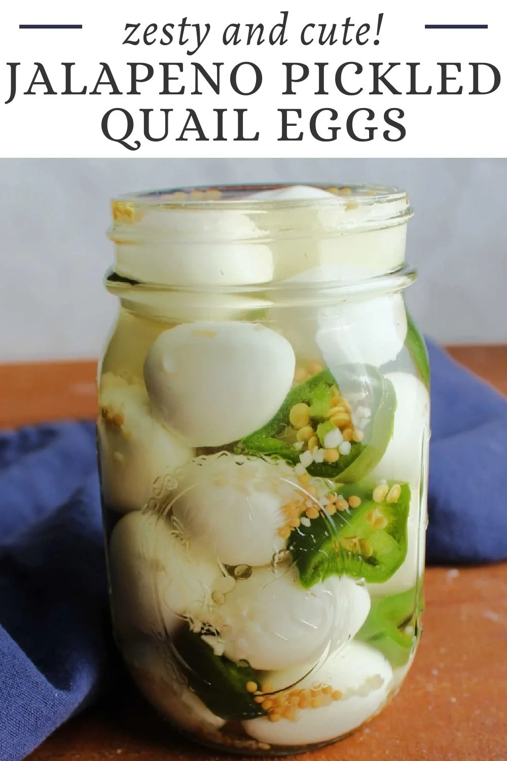 Jalapeno pickled quail eggs are the snack you didn't know you need. The cute little bites have just enough spice and plenty of protein, plus they are pretty simple to make.