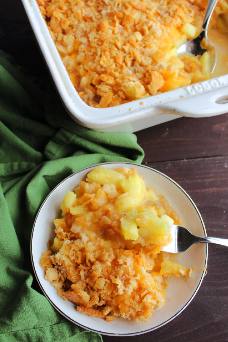 Fresh Pineapple Casserole Cooking With Carlee