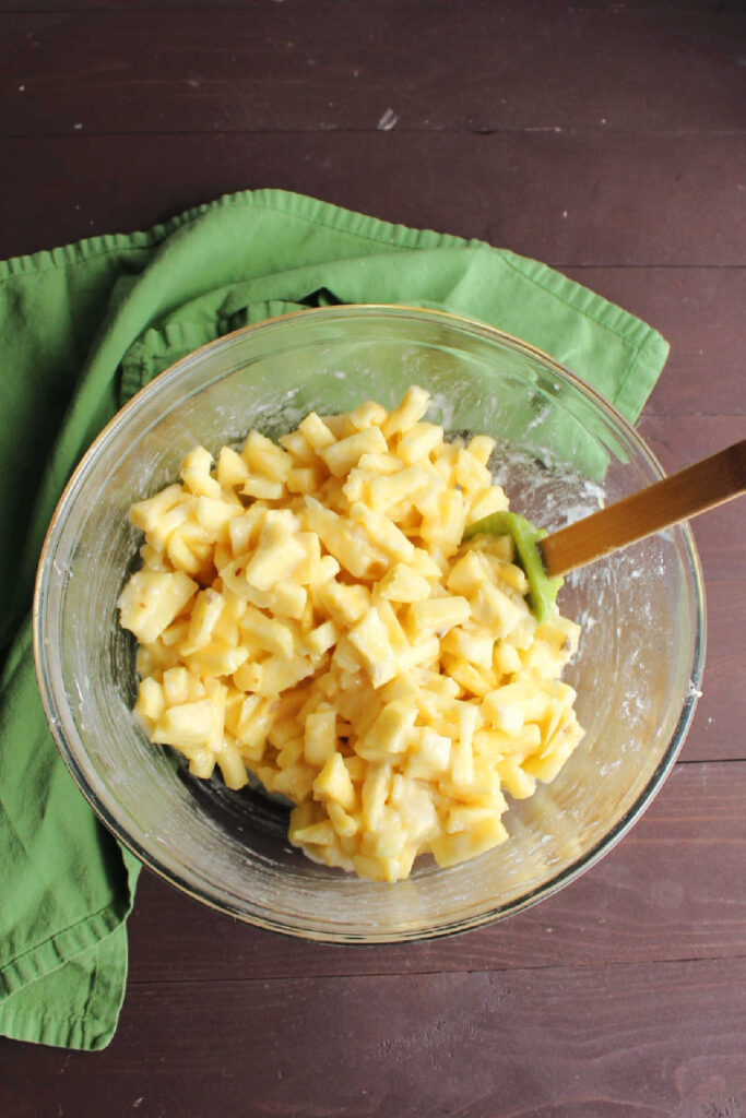 Fresh Pineapple Casserole Cooking With Carlee