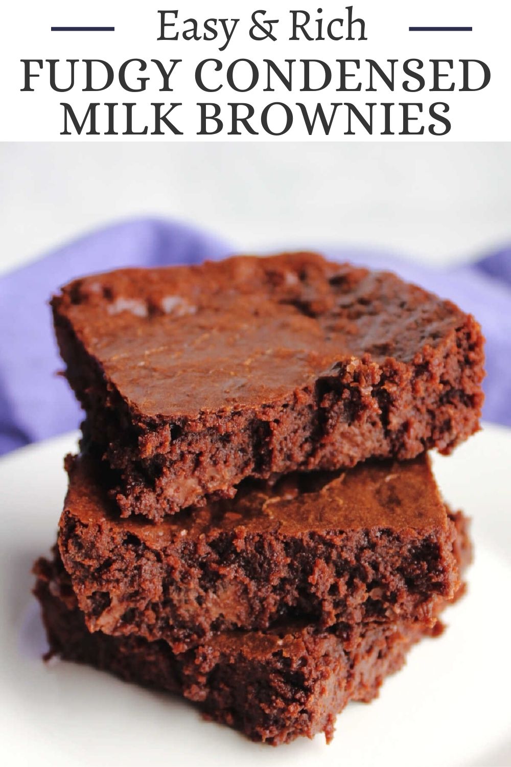 If you are wanting to bake up the richest fudgiest brownies of your life, you are in the right place. This recipe for condensed milk brownies is super simple and oh so good.