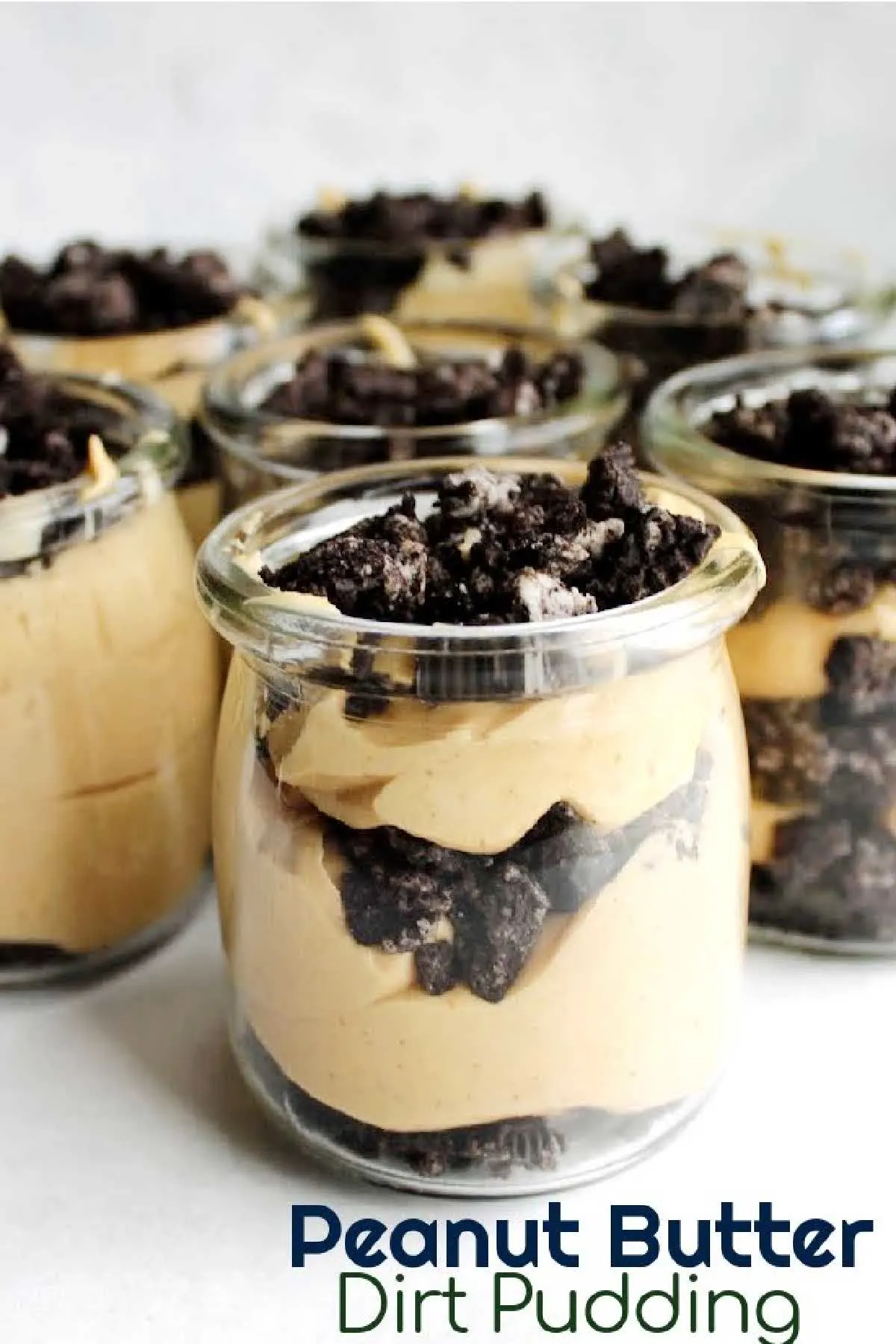 Layers of crushed Oreo cookies and creamy filling combine to make these tasty peanut butter dirt pudding jars. They are easy to make and tasty amazing!