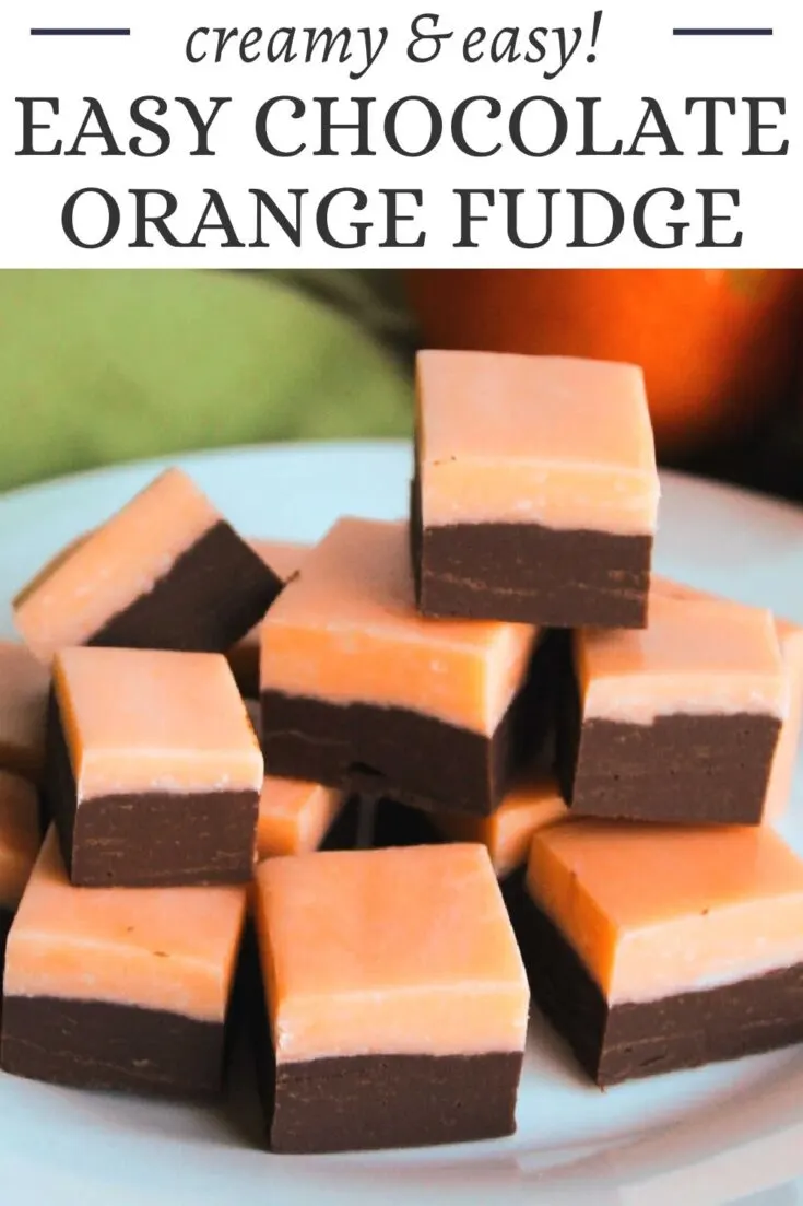 easy chocolate orange fudge