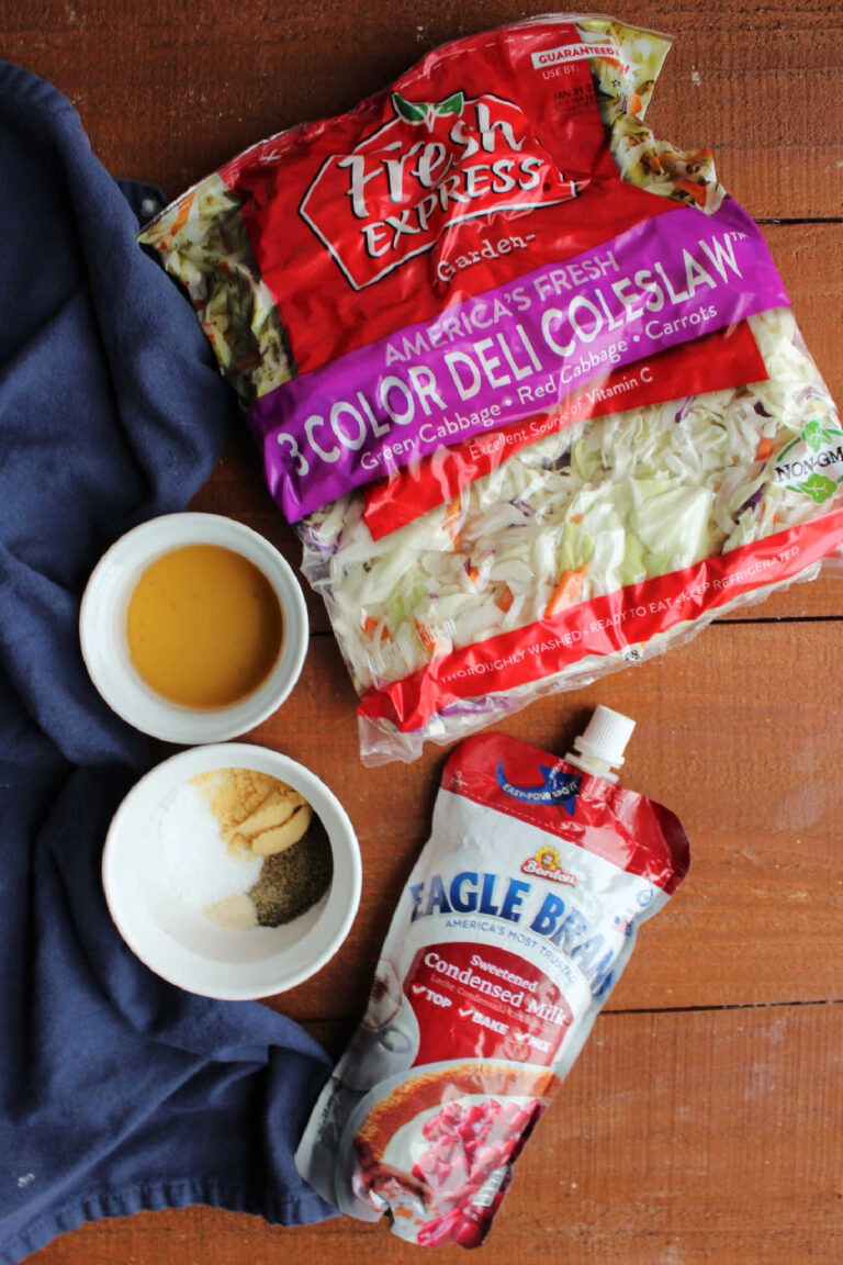 Coleslaw With Condensed Milk Dressing Cooking With Carlee