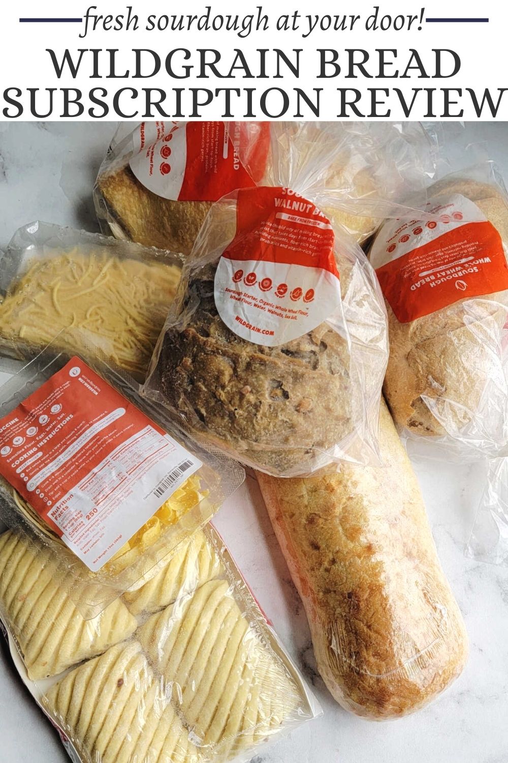 Wildgrain is a bread and pasta subscription service that delivers sourdough bread, fresh pasta and artisan pastries to your door. It is an easy way to get fresh bread from small bakeries on your table.