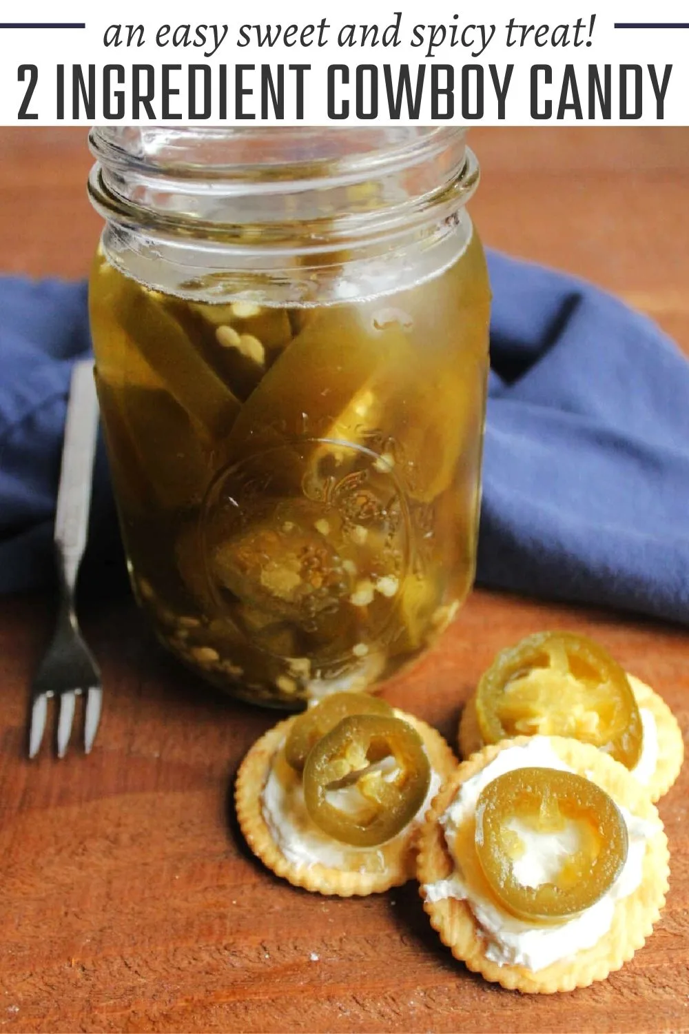 These 2 ingredient candied jalapenos add big flavor to salads, sandwiches and more. The sweet and heat together are pure magic. The best part is this super easy recipe for cowboy candy takes almost no effort to make.