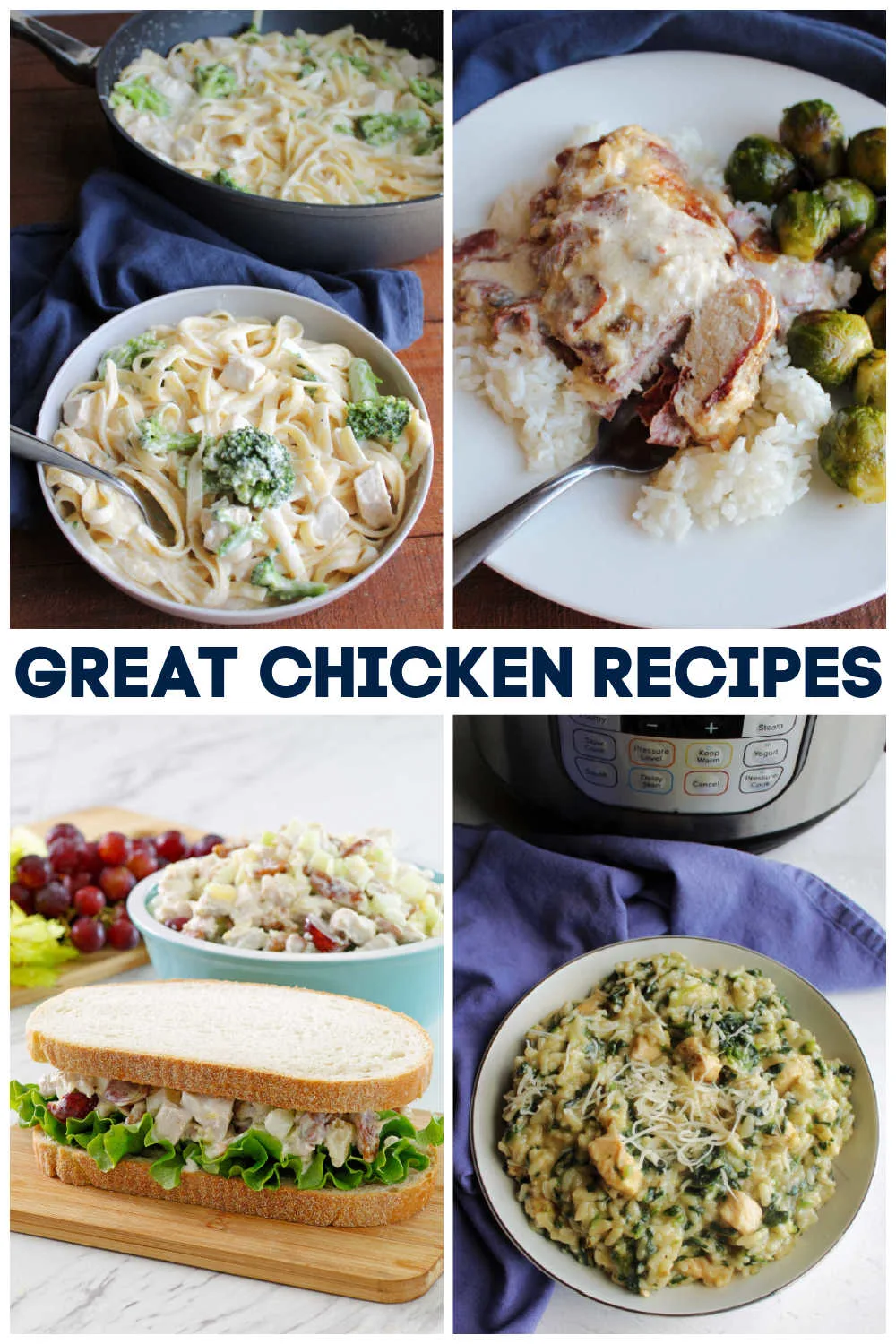 There are so many ways to turn chicken into a fabulous meal. These recipes will help you to impress your friends and family with wonderful lunch and dinner ideas. 