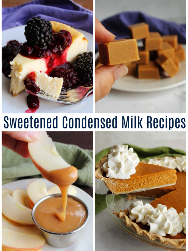 Adding sweetened condensed milk to a recipe is a great way to ensure a rich, creamy result. These recipes feature condensed milk is so many different ways and they are all delicious!