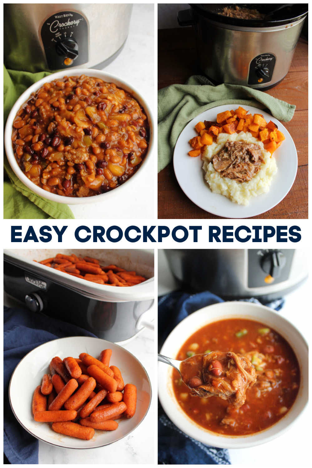 Easy crockpot recipes are the perfect way to feed your family even when your schedule is packed full. These are the very best slow-cooker recipes to help get your Crock-Pot working hard, so you don’t have to! 