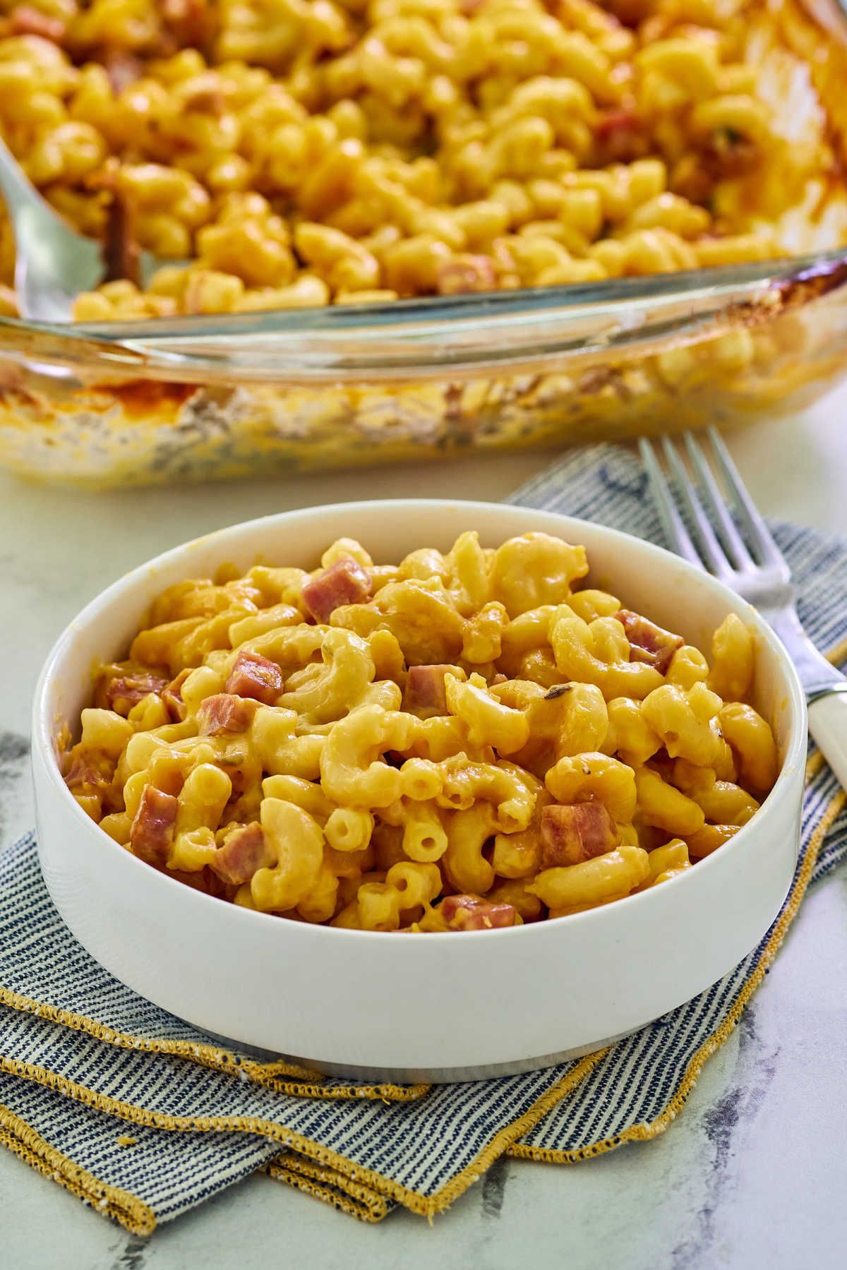 No Boil Cheesy Ham And Macaroni Casserole Cooking With Carlee
